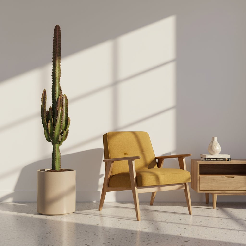 Euphorbia trigona ‘Rubra’ — Ø17 cm — H70 cm - Verdeia