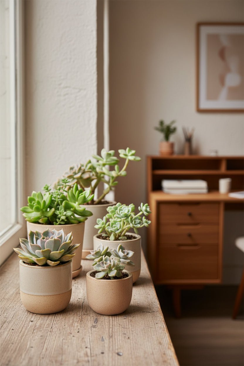 Mix de 30 succulentes — Plantes grasses assorties — Ø5,5 cm — H7 cm - Verdeia