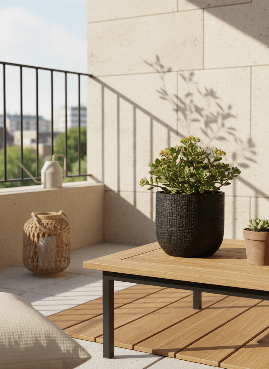 Pot Capi Nature Skin — Anthracite Ø14 cm - Verdeia