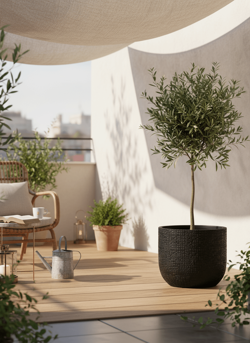 Pot Capi Nature Skin — Anthracite Ø24 cm - Verdeia