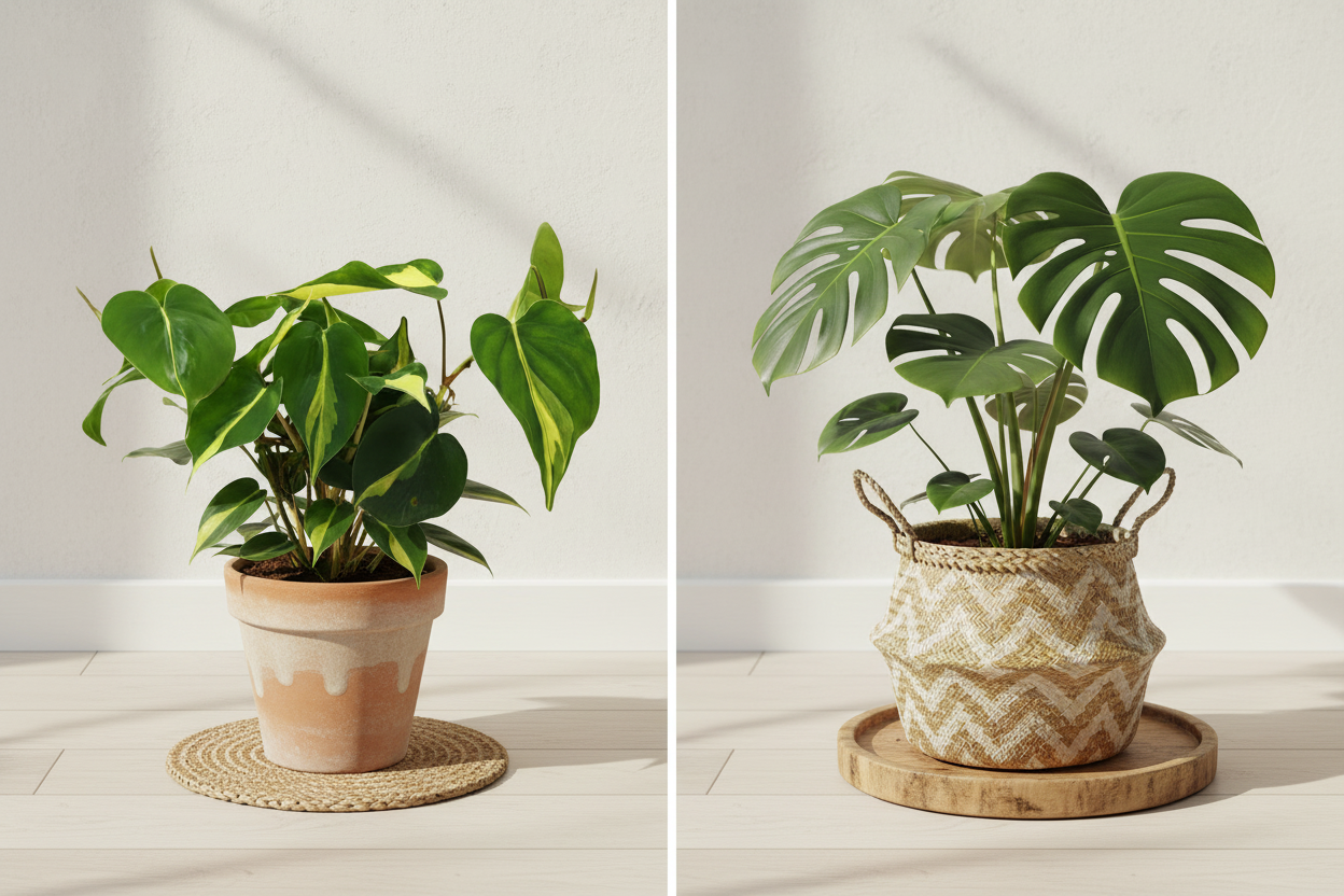 Philodendron ou Monstera : lequel choisir pour votre intérieur ?