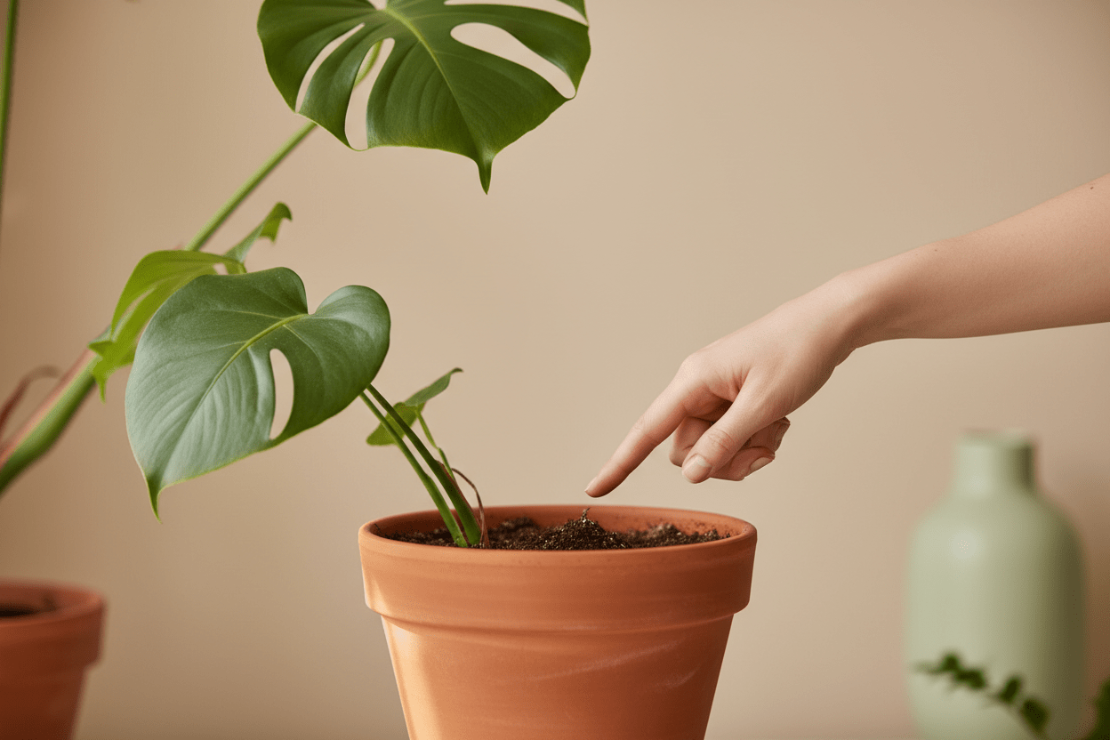 Test du doigt : la méthode infaillible pour savoir quand arroser vos plantes - Verdeia