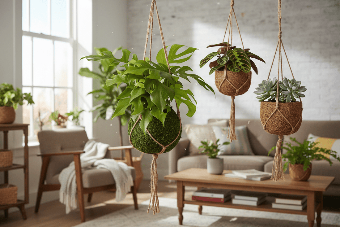 Plantas colgantes decorativas