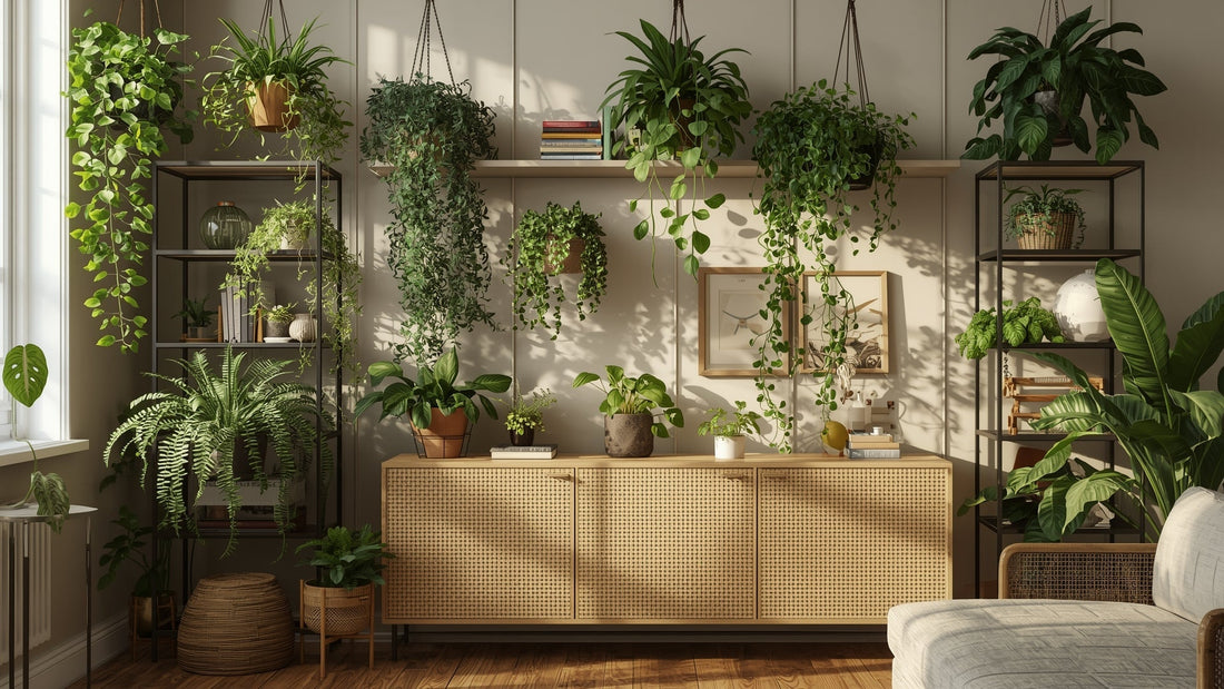 Plantas colgantes y caídas