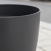 Cache - pot ELHO Brussels Rond — Anthracite Ø18 cm - Verdeia