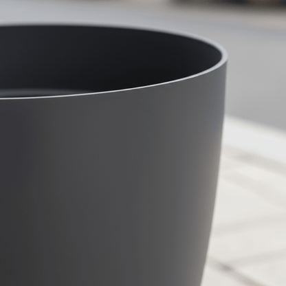 Cache - pot ELHO Brussels Rond — Anthracite Ø18 cm - Verdeia