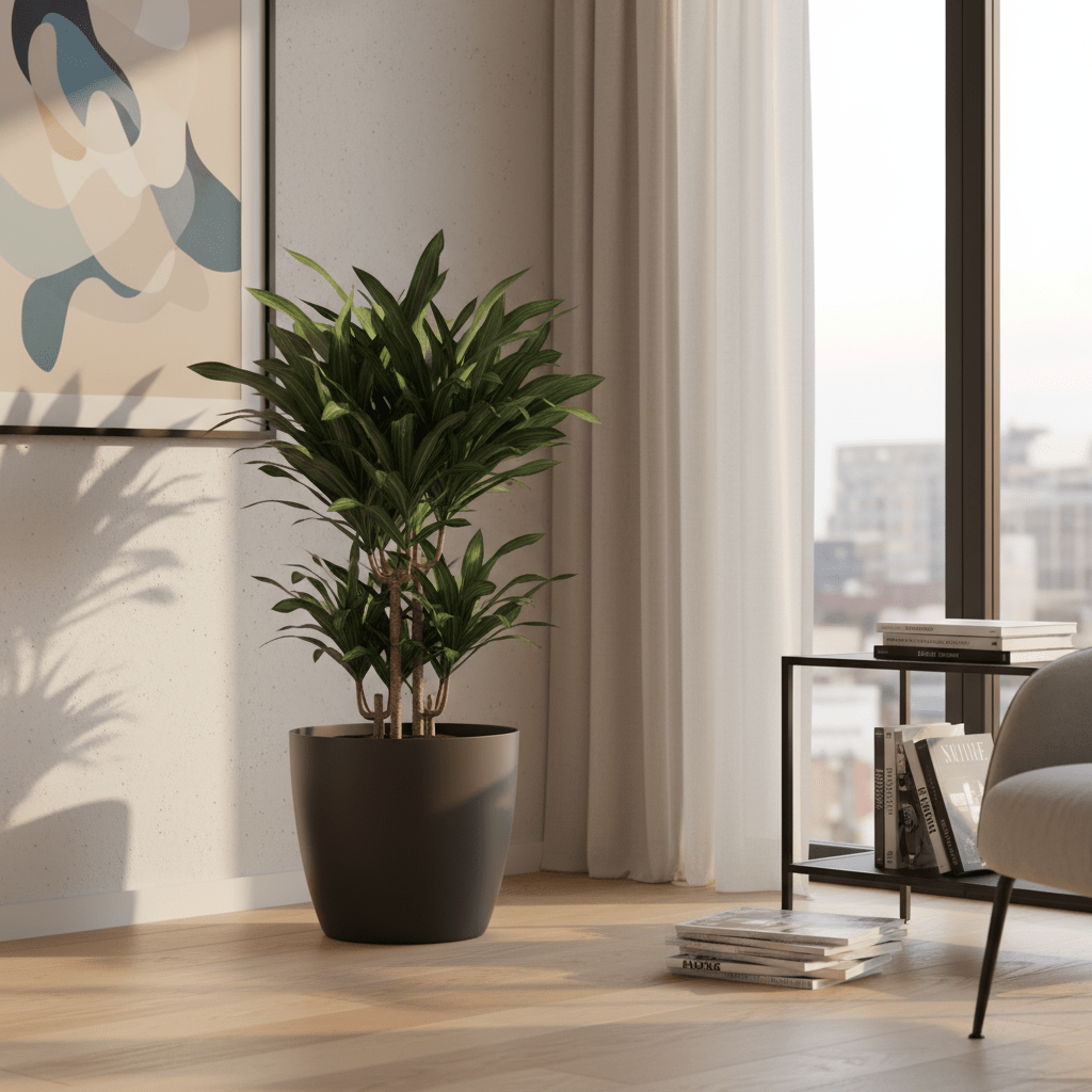 Cache - pot ELHO Brussels Rond — Anthracite Ø25 cm - Verdeia