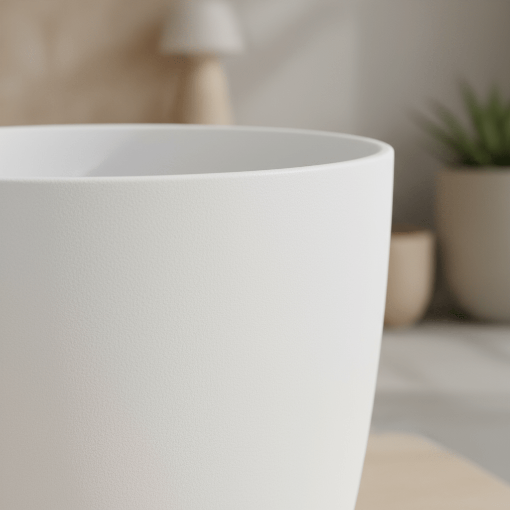 Cache - pot ELHO Brussels Rond — Blanc 25 cm - Verdeia