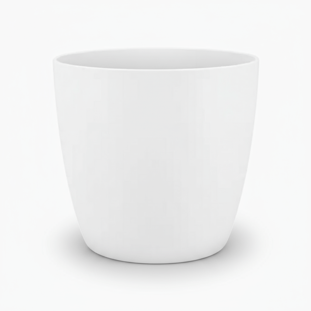 Cache - pot ELHO Brussels Rond — Blanc 25 cm - Verdeia