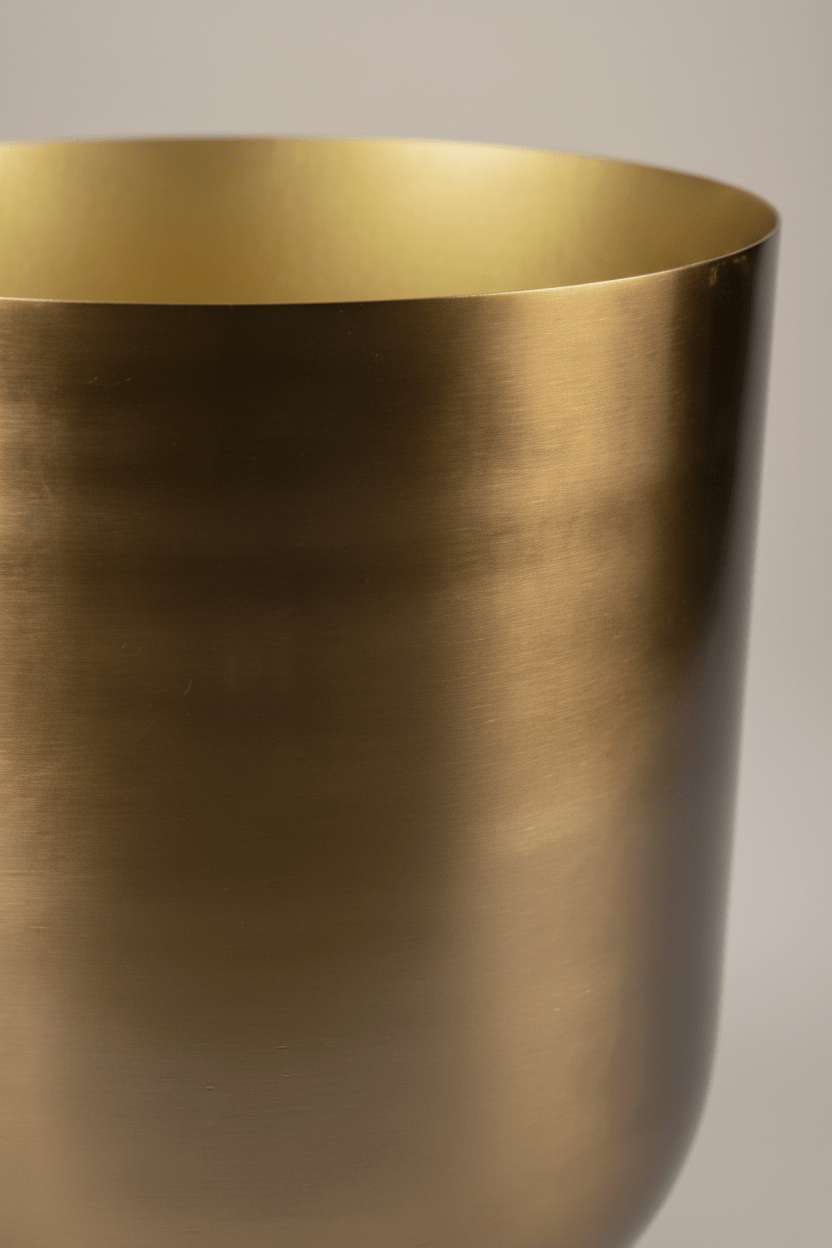 Cache - pot Mayk Gold — Ø21 cm — H23 cm - Verdeia