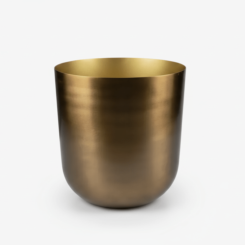 Cache - pot Mayk Gold — Ø21 cm — H23 cm - Verdeia