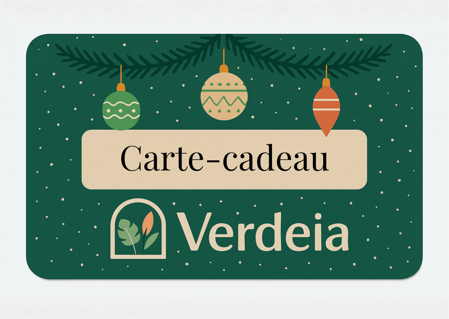 Carte - cadeau Verdeia — L’art d’offrir du vert - Verdeia