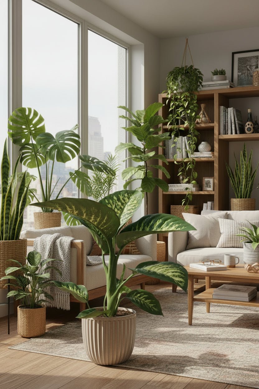 Dieffenbachia Seguine Tropic Snow — Ø19 cm — H70 cm - Verdeia