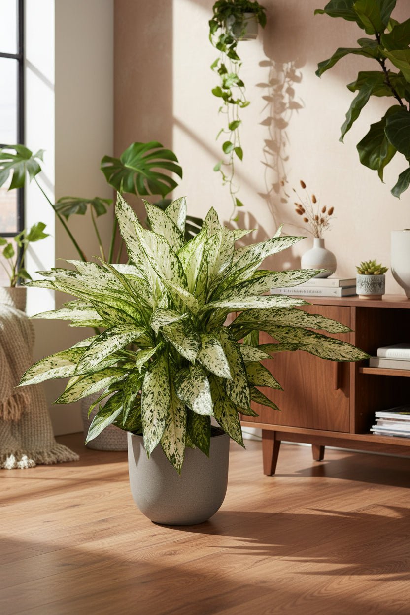 Dieffenbachia Vesuvius - Ø27cm - H80cm - Verdeia