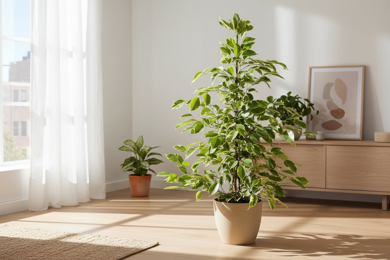 Ficus Benjamina Goldenking – Ø21 cm – H95 cm - Verdeia