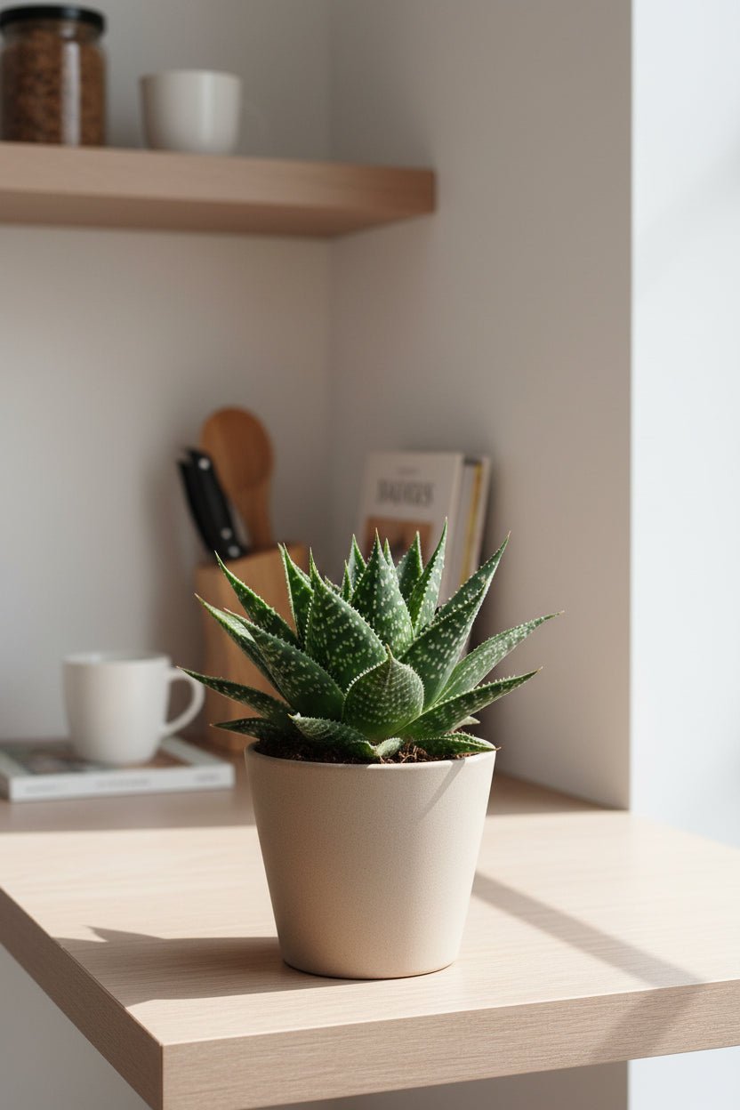 Gasteria Hybride Aurora — Ø11 cm — H15 cm - Verdeia