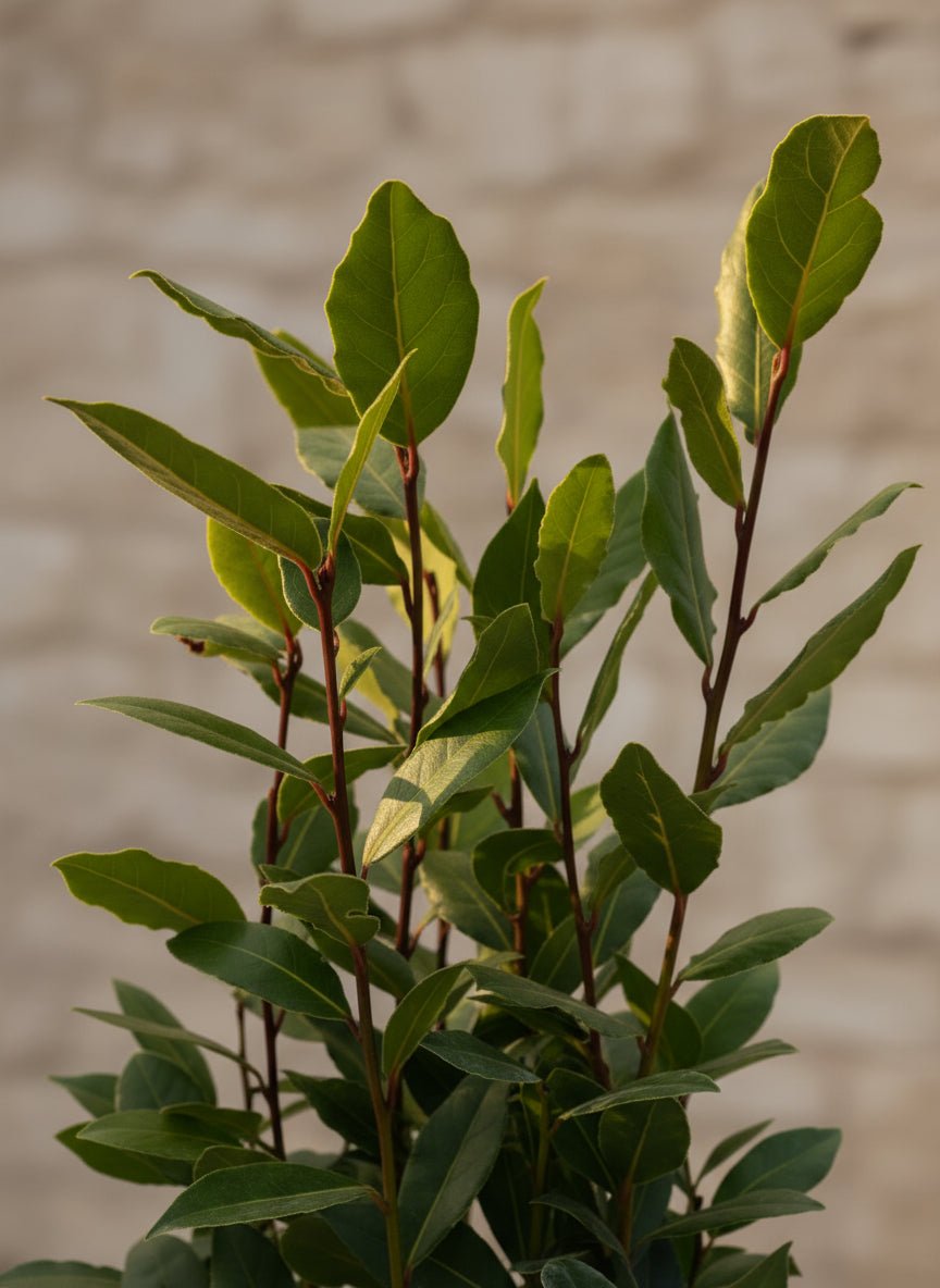 Laurel noble en tallo — Elegancia mediterránea en maceta – Verdeia