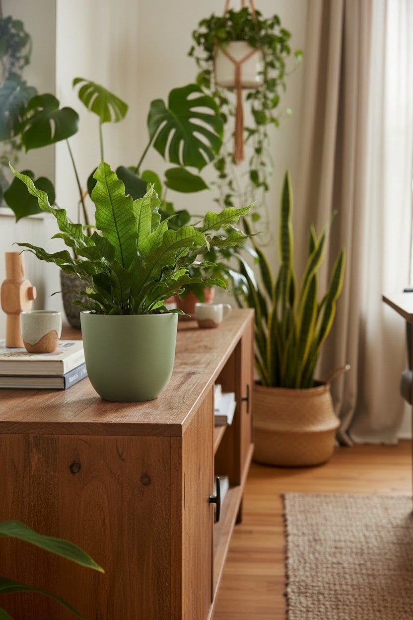 Microsorum Diversifolium — Fougère kangourou — Ø17 cm — H45 cm - Verdeia