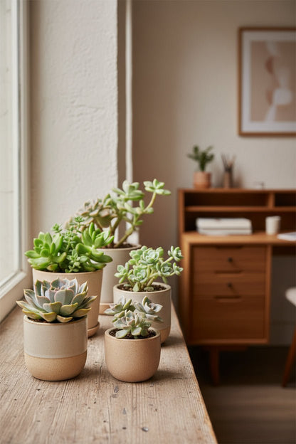 Mix de 30 succulentes — Plantes grasses assorties — Ø5,5 cm — H7 cm - Verdeia