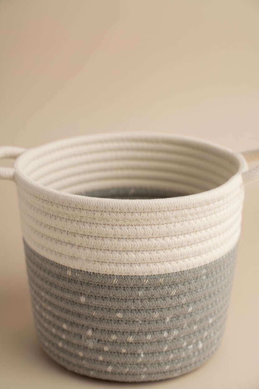 Panier Borneo Gris — D14 cm - Verdeia