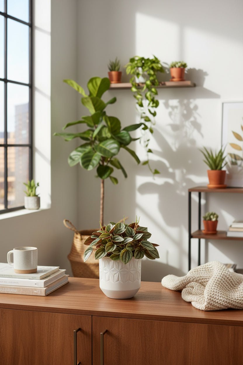 Peperomia Napoli Nights — Ø11 cm — H15 cm - Verdeia