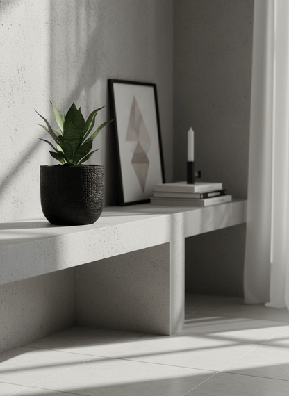 Pot Capi Nature Skin — Anthracite Ø14 cm - Verdeia