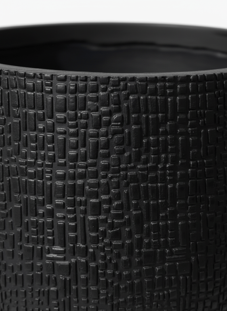 Pot Capi Nature Skin — Anthracite Ø14 cm - Verdeia