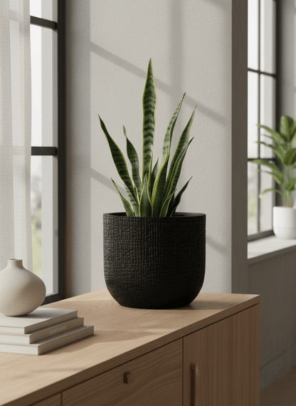 Pot Capi Nature Skin — Anthracite Ø17 cm - Verdeia