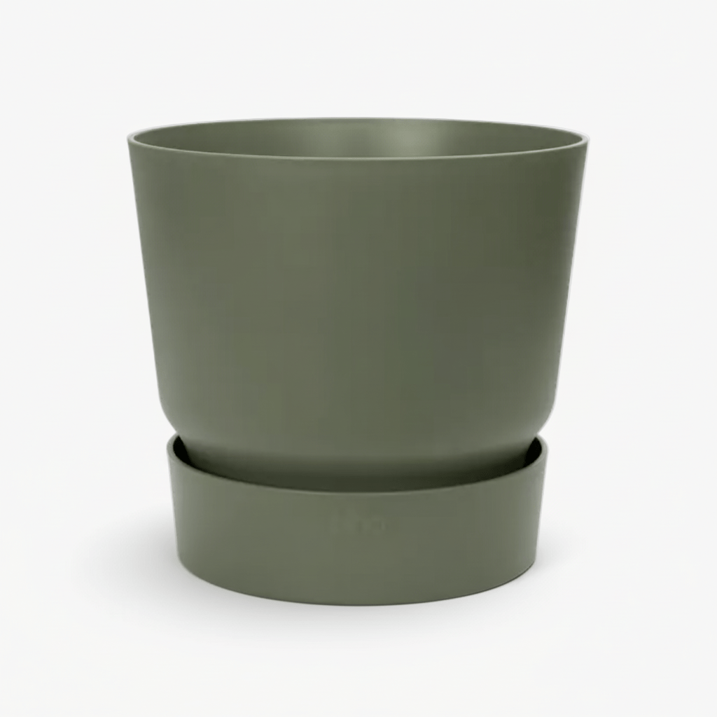 Pot Elho Greenville Rond — Vert Feuillage Ø25 cm - Verdeia