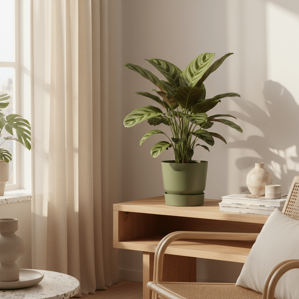 Pot ELHO Greenville Round — Vert Feuillage Ø20 cm - Verdeia