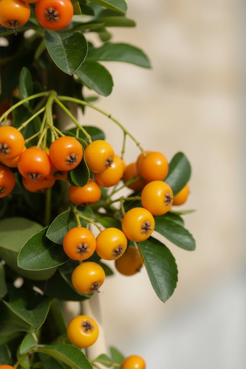 Pyracantha ‘Orange Glow’ – Buisson ardent orange – D15cm x H65cm - Verdeia