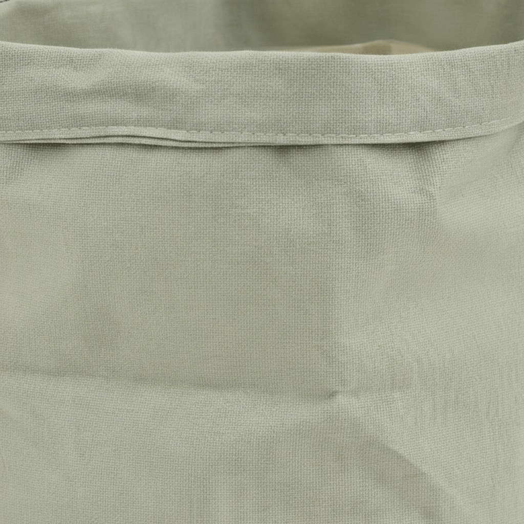 Sac cache - pot Jade — Tissu vert Ø18 cm - Verdeia