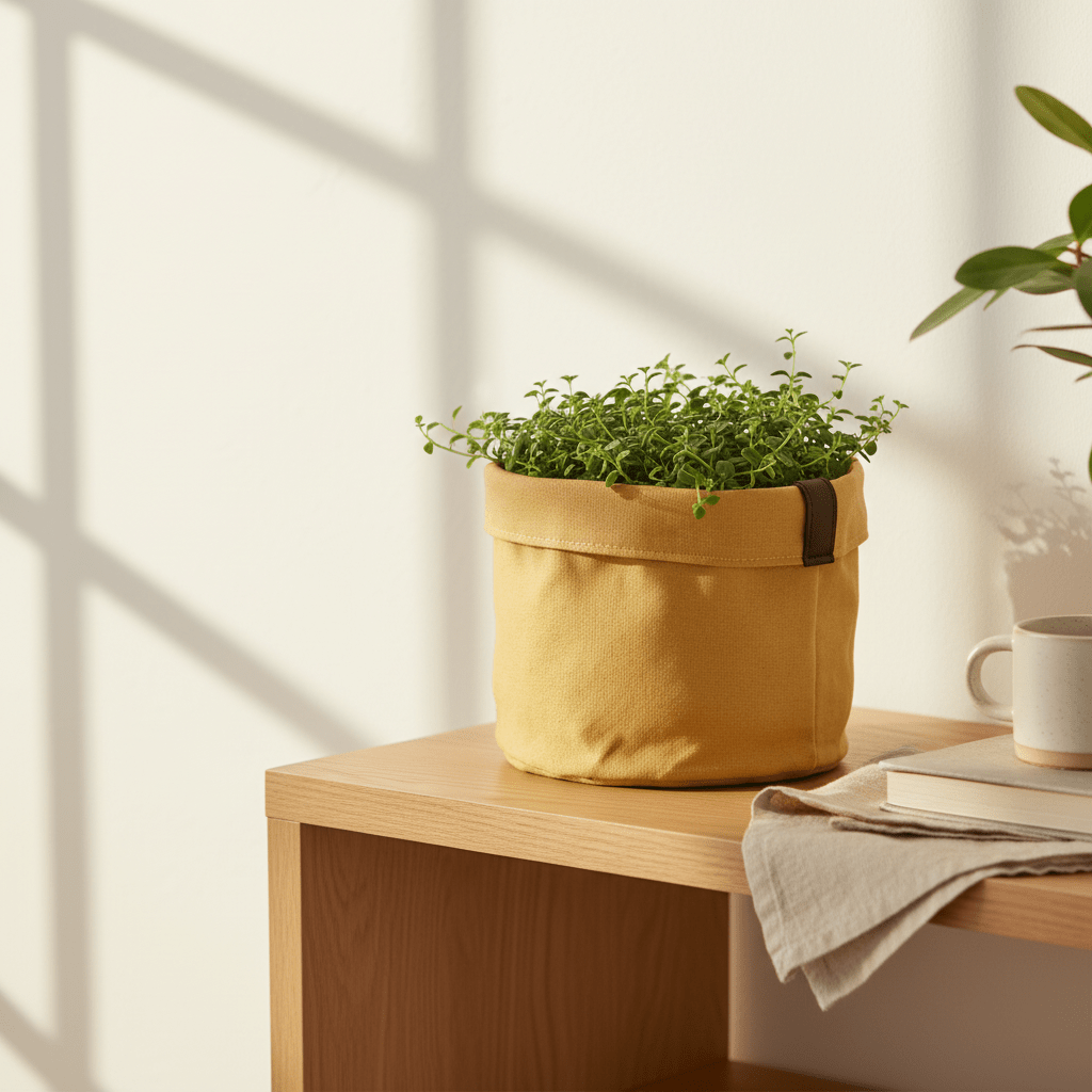 Sac cache - pot Ocre — Ø12 cm - Verdeia