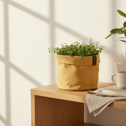 Sac cache - pot Ocre — Ø12 cm - Verdeia