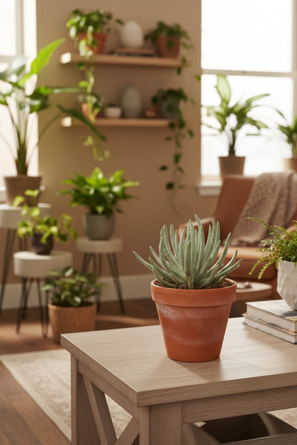 Senecio Scaposus — Ø10,5 cm — H15 cm - Verdeia