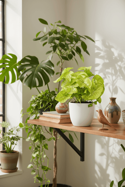 Syngonium Golden — Plante flèche dorée — Ø14 cm — H30 cm - Verdeia